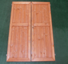 Aggiunta alla porta standard di 1 anta da 80 cm per passaggio tot. di 160 cm, compresa  maniglia di serie 